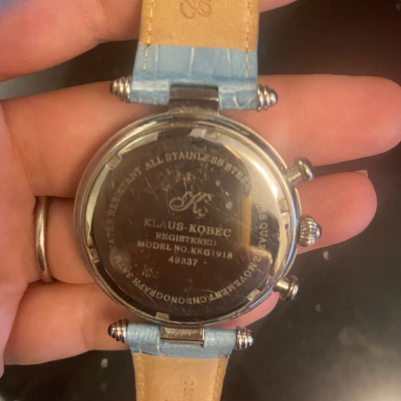Klaus Kobec watch with diamond dial detail - Picture 5 of 5